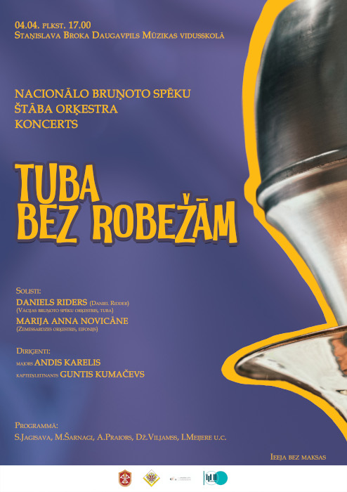 Koncerta Tuba bez robežām afiša