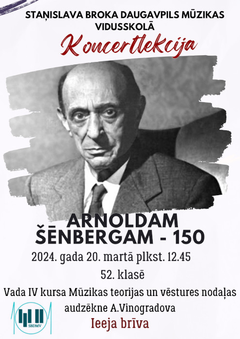 ARNOLDAM ŠĒNBERGAM – 150 