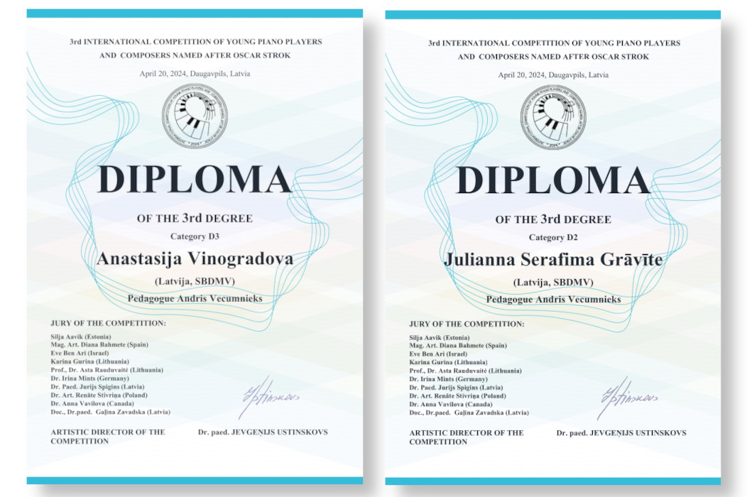 laureātu diplomi