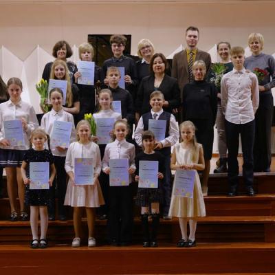 Klavieru nodaļas koncerts Pavasaris klāt