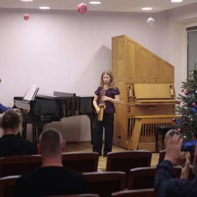 MS IP Pūšaminstrumentu spēle audzēkņu Ziemassvētku koncerts