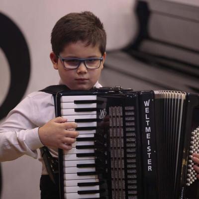 Akordeona nodaļas Ziemassvētku koncerts