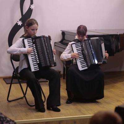 Akordeona nodaļas Ziemassvētku koncerts