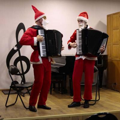 Akordeona nodaļas Ziemassvētku koncerts