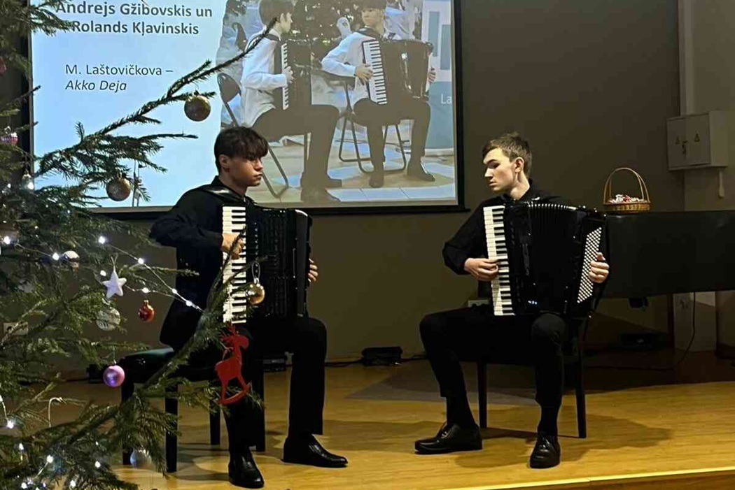 SBDMV Akordeona nodaļas audzēkņu koncerts Spēlējam un muzicējam ar prieku