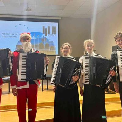 SBDMV Akordeona nodaļas audzēkņu koncerts