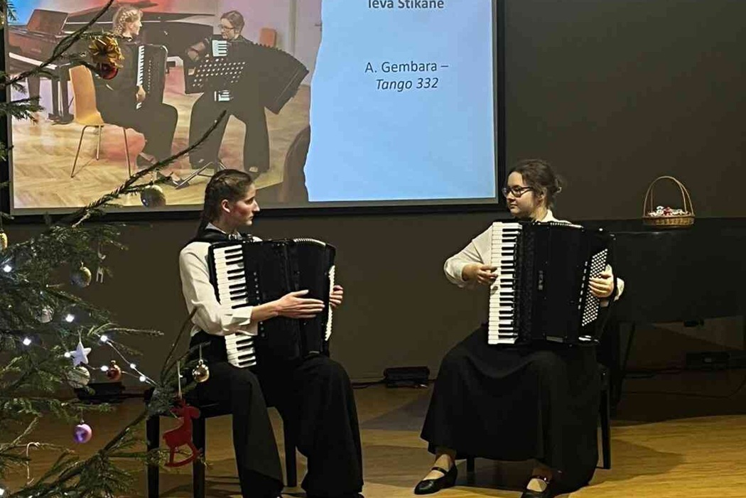 SBDMV Akordeona nodaļas audzēkņu koncerts Spēlējam un muzicējam ar prieku