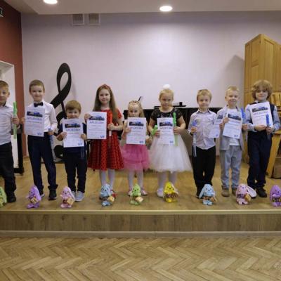interešu izglītības programmas Pirmsskolas vecuma bērnu muzikāla apmācība  mācību gada noslēguma koncerts